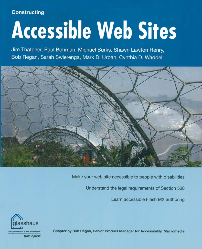 Constructing Accessible Web Sites,Used