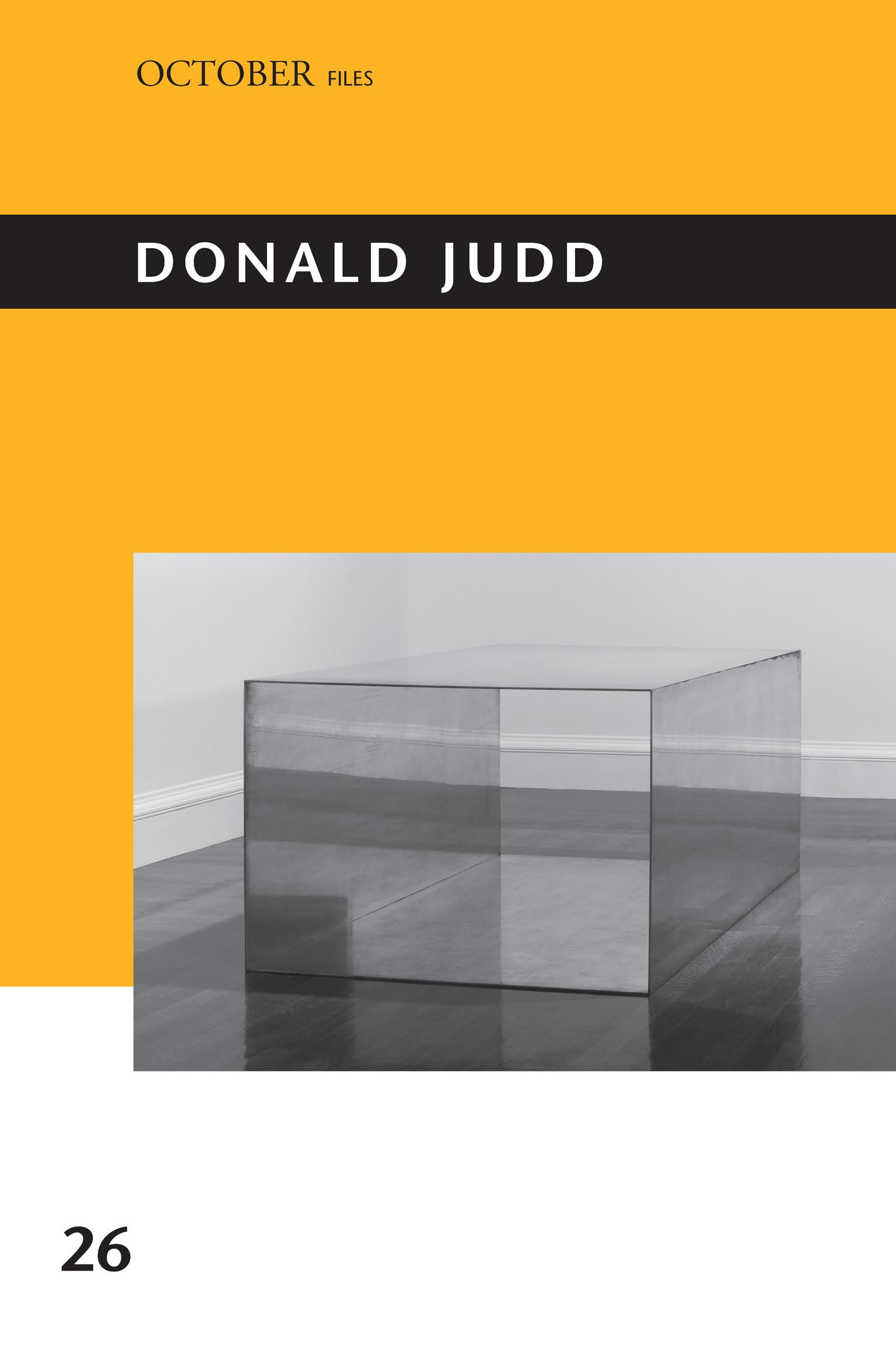 Donald Judd (October Files),Used