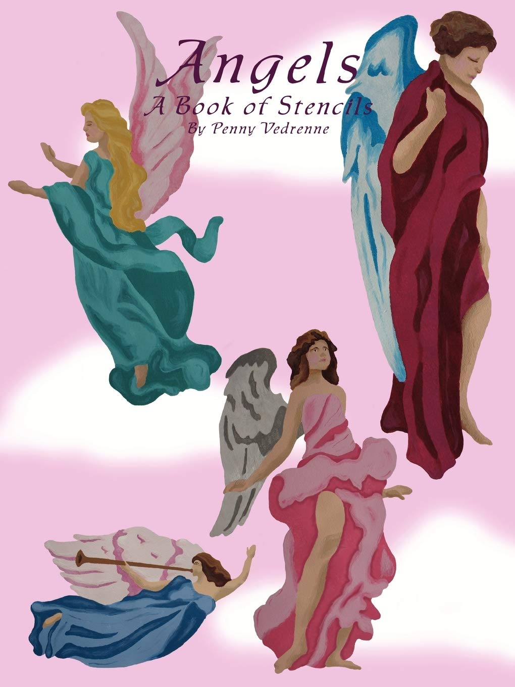 Angels: A Book of Stencils,Used