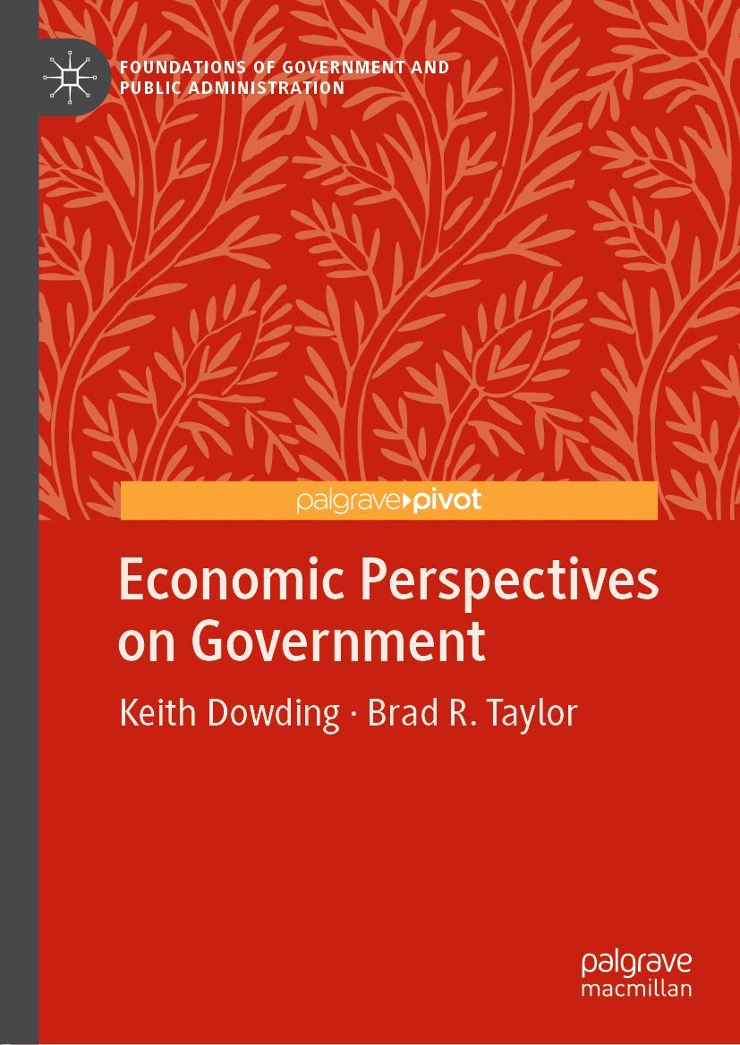 Economic Perspectives on Government (Foundations of Government and Public Administration),Used