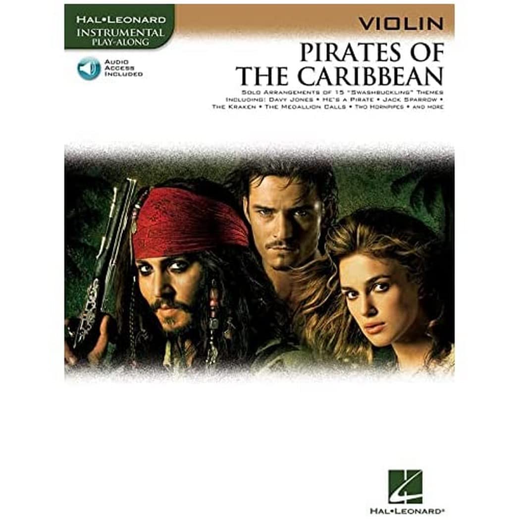Pirates of the Caribbean  Instrumental PlayAlong for Violin (Book/Online Audio) (Hal Leonard Instrumental PlayAlong),Used