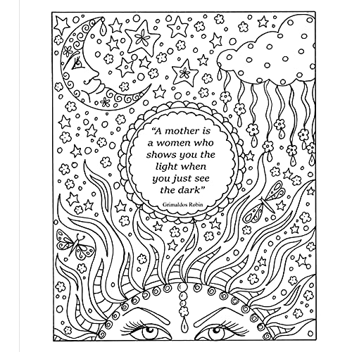 Zendoodle Colorscapes: A Mother's Love: Inspiring Words to Color and Display,Used