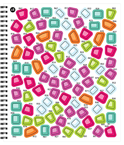 Brain Games Sticker by Number: Mosaic (20 Complex Images to Sticker),New