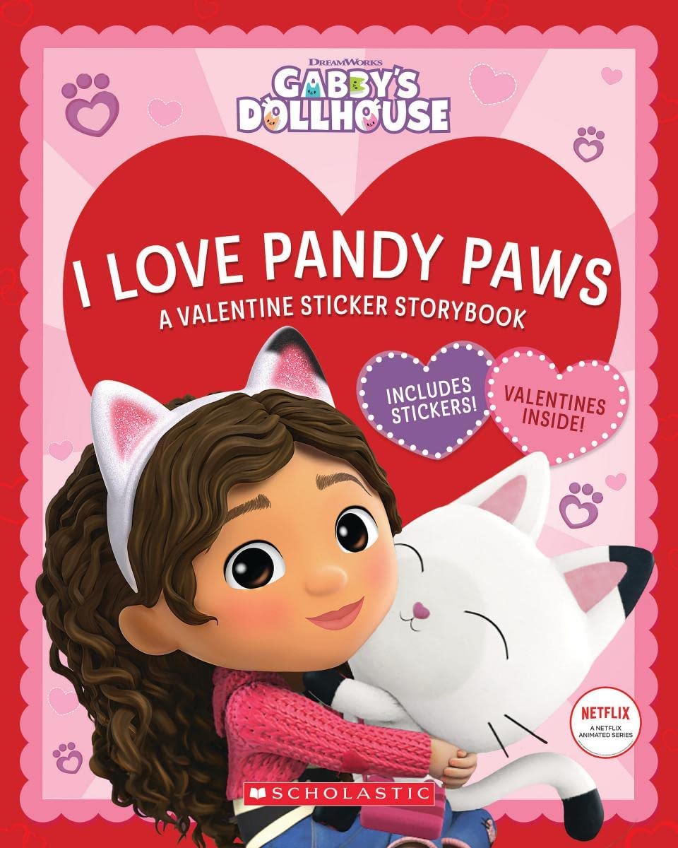 I Love Pandy Paws: A Valentine Sticker Storybook (Gabby'S Dollhouse),Used