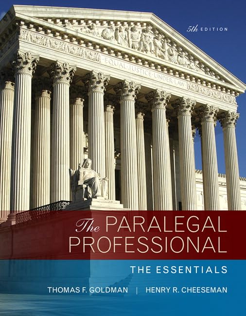 Paralegal Professional, The: The Essentials,Used