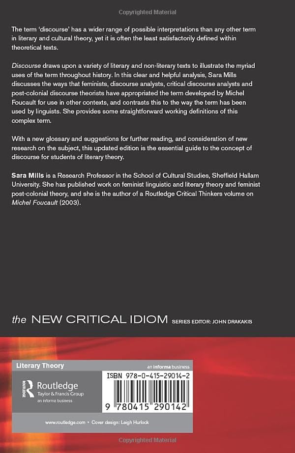 Discourse (The New Critical Idiom),New