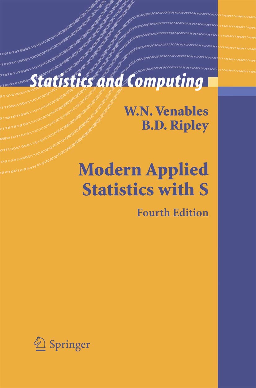 Modern Applied Statistics with S (Statistics and Computing),New
