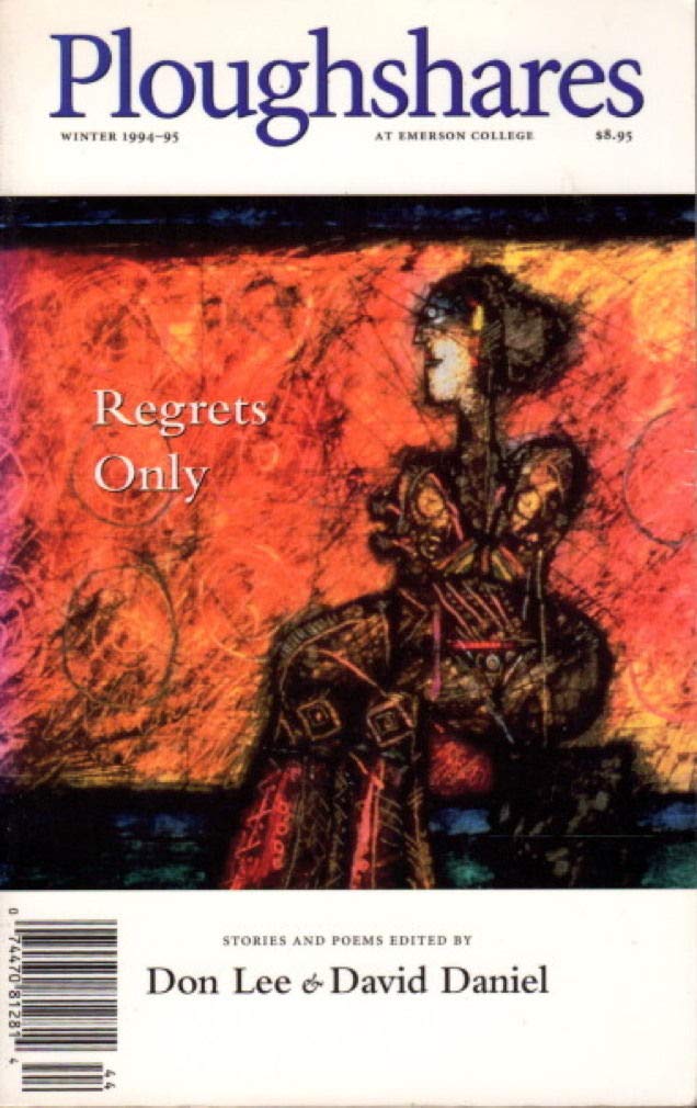 Ploughshares Winter 199495: Regrets Only,Used