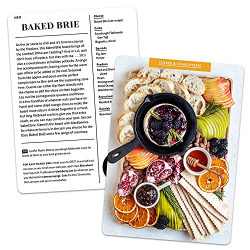 The Cheese Board Deck: 50 Cards For Styling Spreads, Savory And Sweet,New