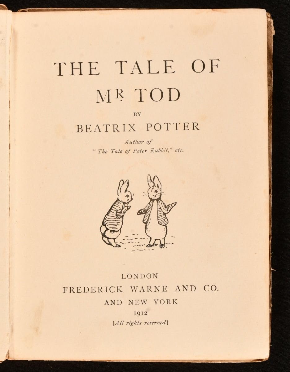 The Tale of Mr. Tod (Potter 23 Tales),Used