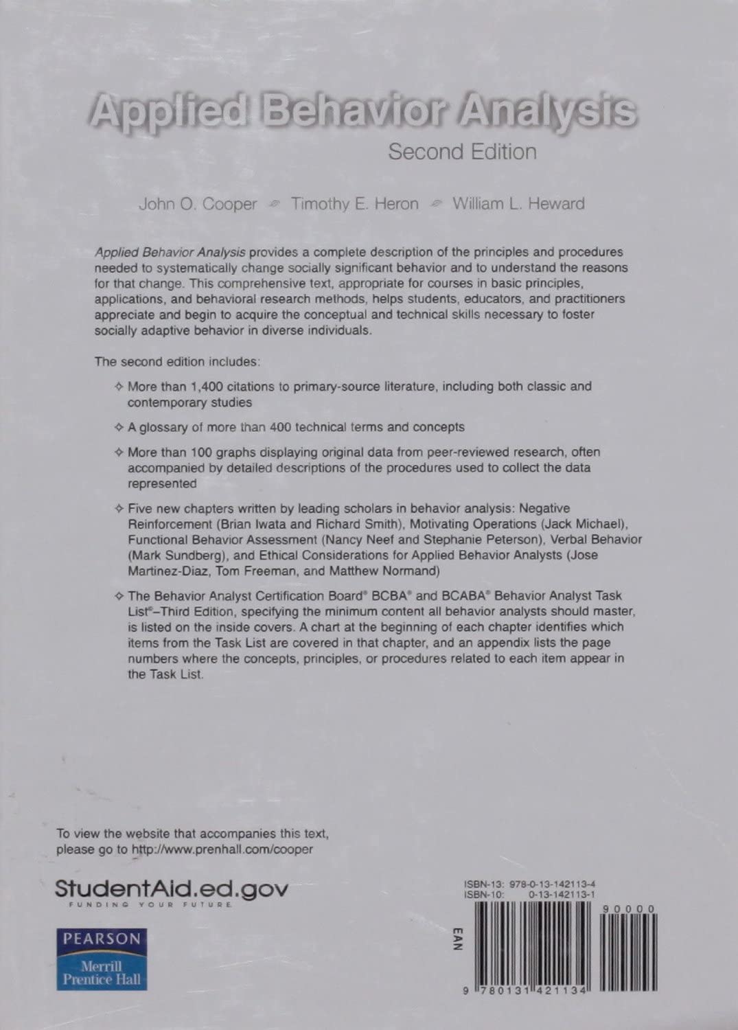 Applied Behavior Analysis (2nd Edition),New