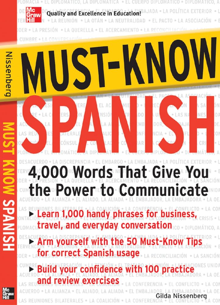 Mustknow Spanish: Essential Words For A Successful Vocabulary