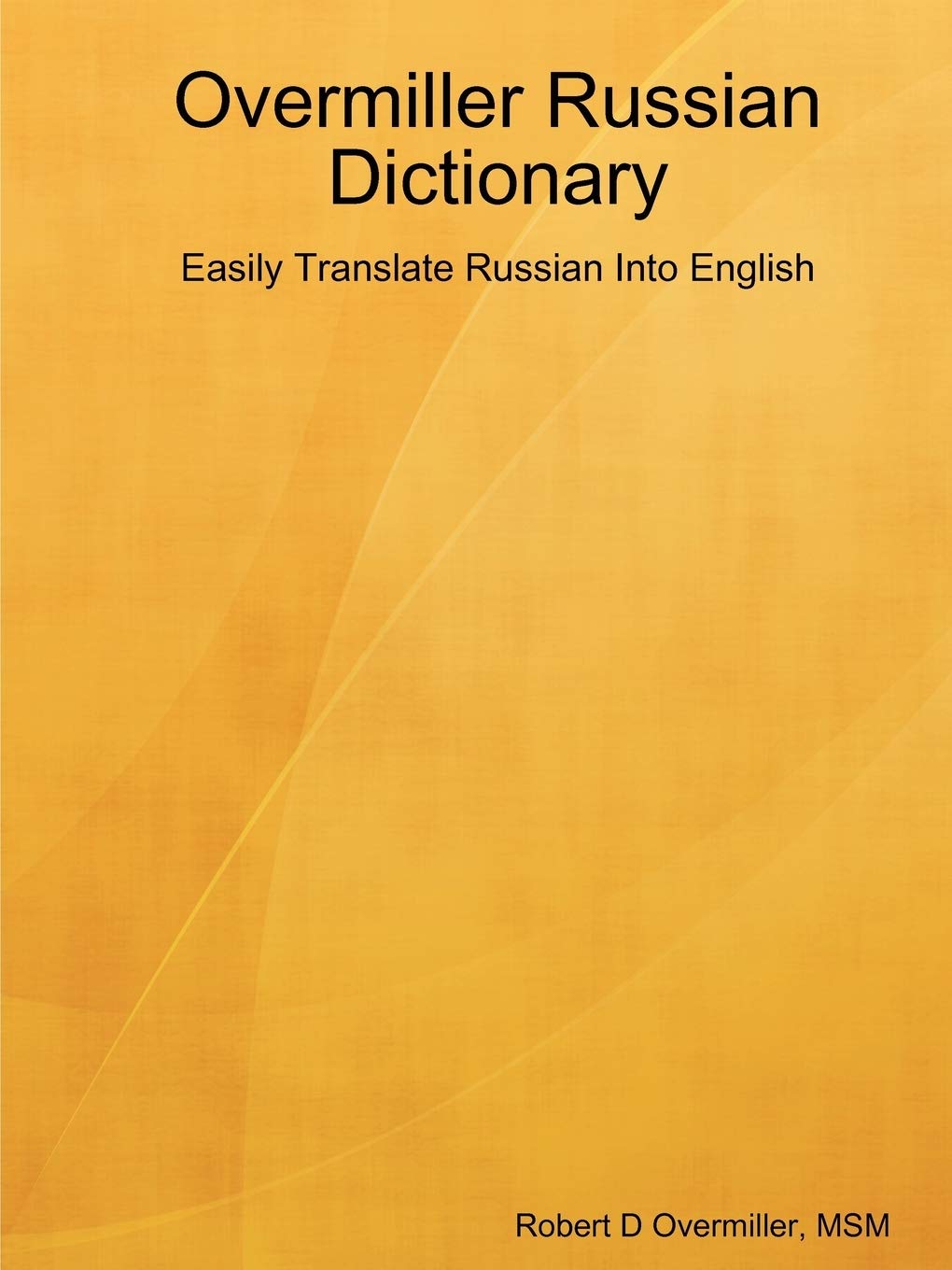 Overmiller Russian Dictionary,Used