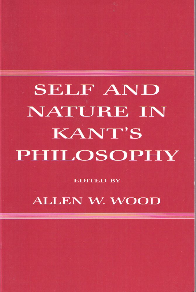 Self And Nature In Kant'S Philosophy,Used