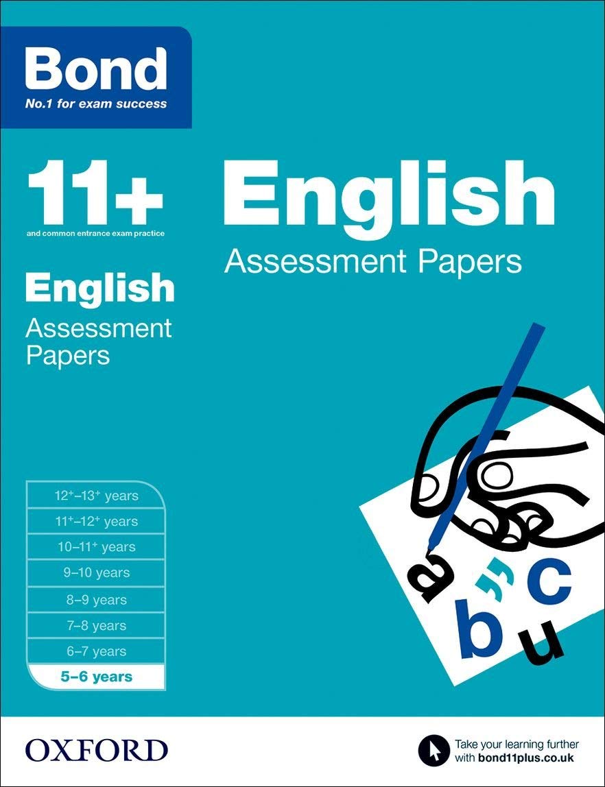 Bond 11+: Assessment Papers, 56 years Bundle: English, Maths, Nonverbal Reasoning, Verbal Reasoning,Used