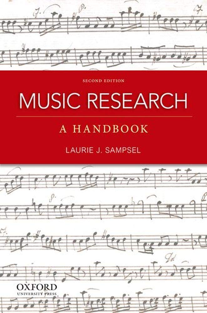Music Research: A Handbook,New