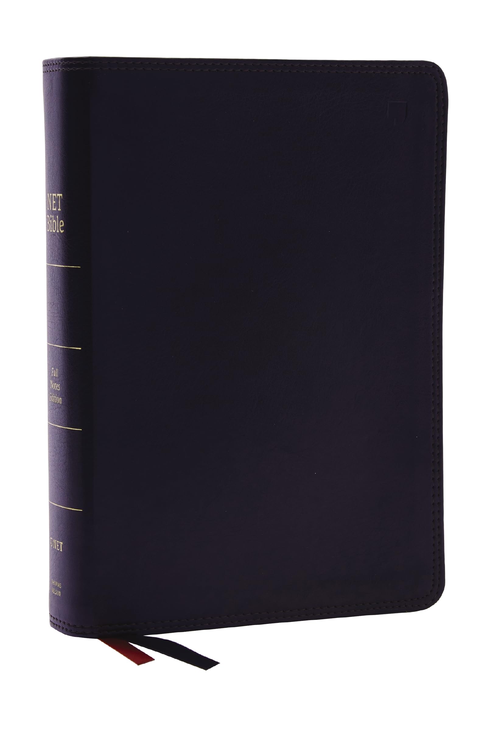 Net Bible, Fullnotes Edition, Leathersoft, Black, Thumb Indexed, Comfort Print: Holy Bible