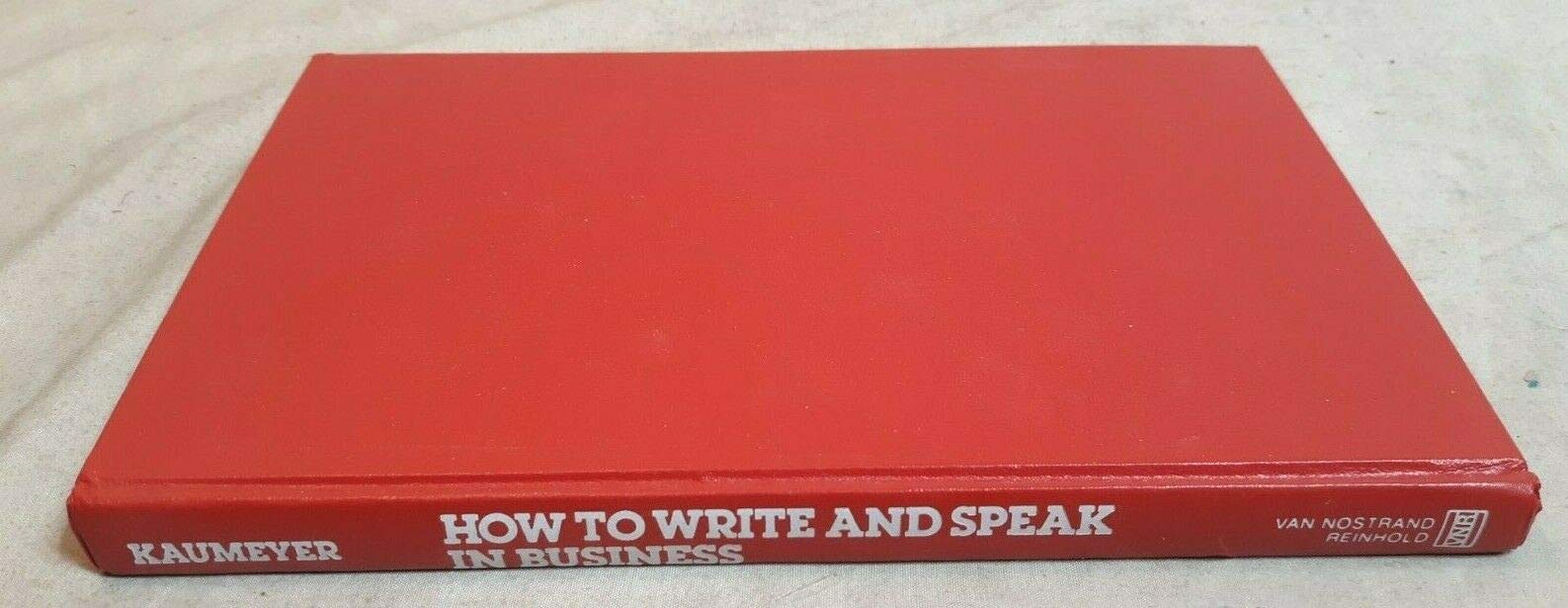 How to write and speak in business,Used
