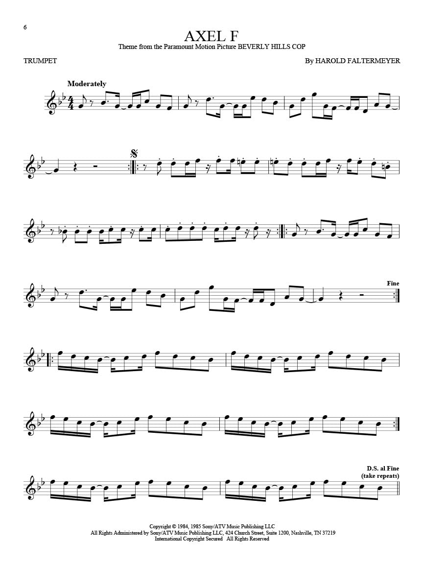 101 Movie Hits: 101 Movie Hits for Trumpet,New