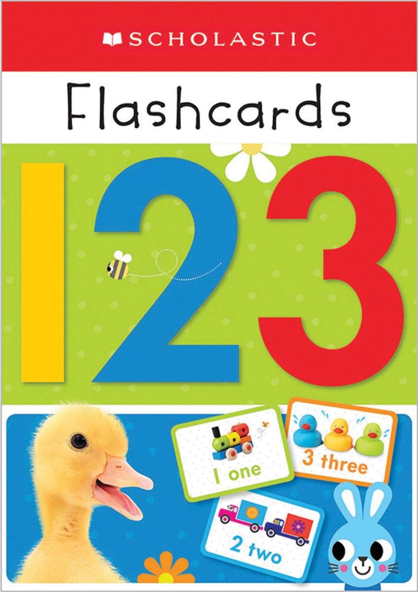 123 Flashcards: Scholastic Early Learners (Flashcards),Used