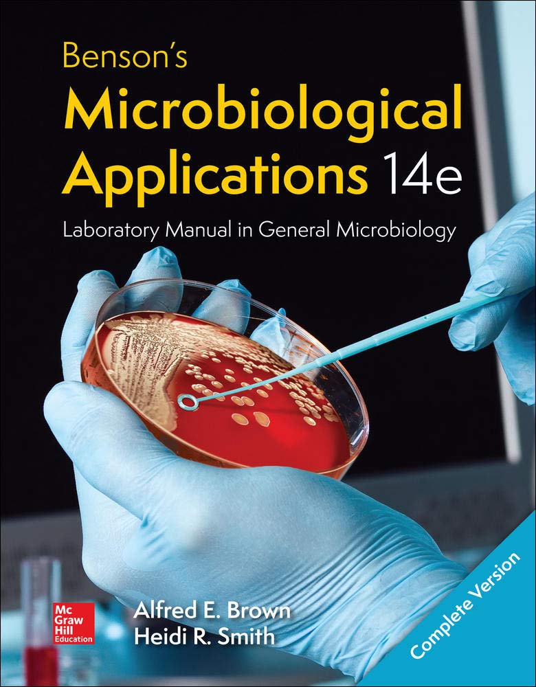 Benson's Microbiological Applications Laboratory ManualComplete Version,Used