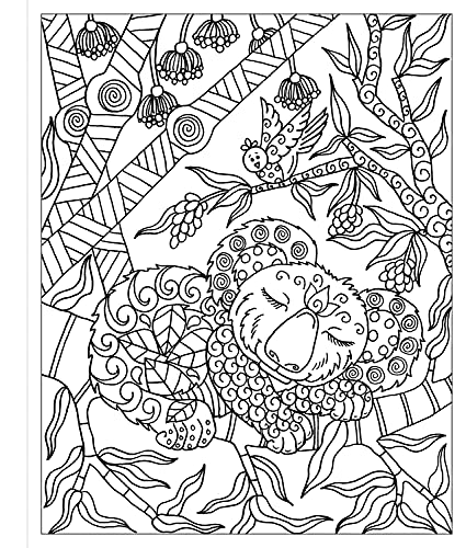 Zendoodle Coloring: Cuddly Koalas: Adorable Marsupials to Color and Display,Used