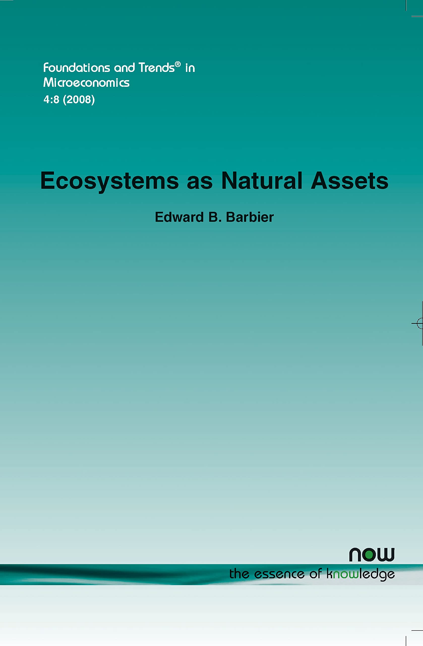 Ecosystems As Natural Assets,Used