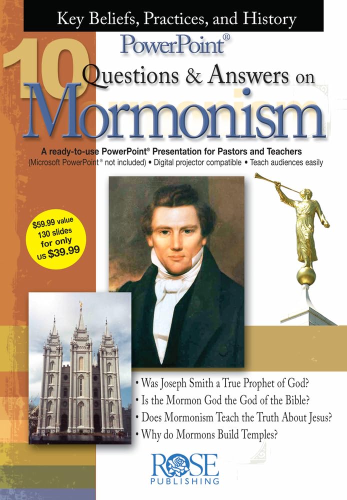 10 Questions And Answers On Mormonism Powerpoint (10 Questions And Answers Pamphlets & Powerpoints),Used