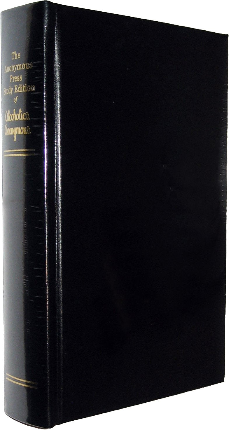 The Anonymous Press Study Edition of Alcoholics Anonymous (Black),New