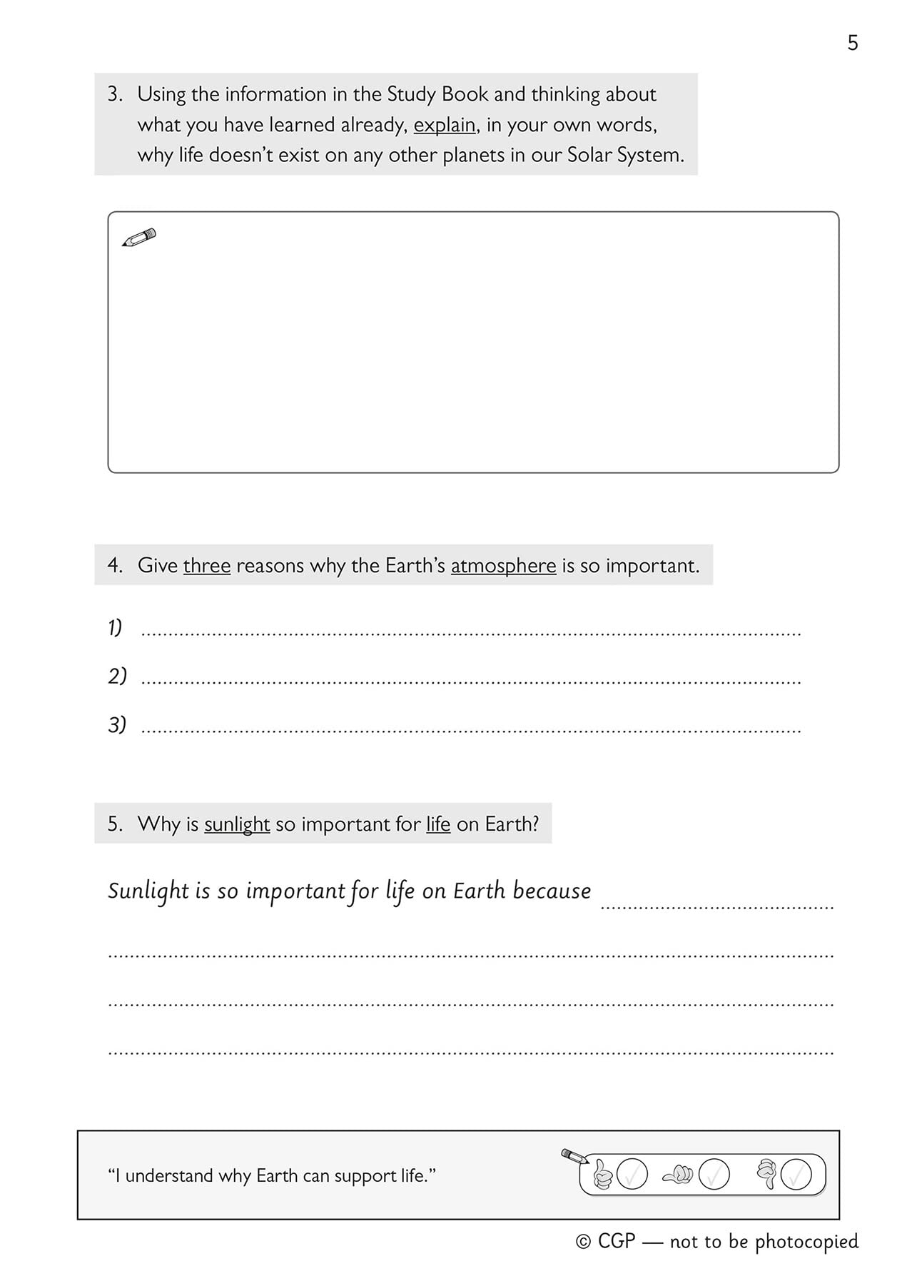 New KS2 Discover & Learn: Geography Living Planet Activity Book (CGP KS2 Geography),Used