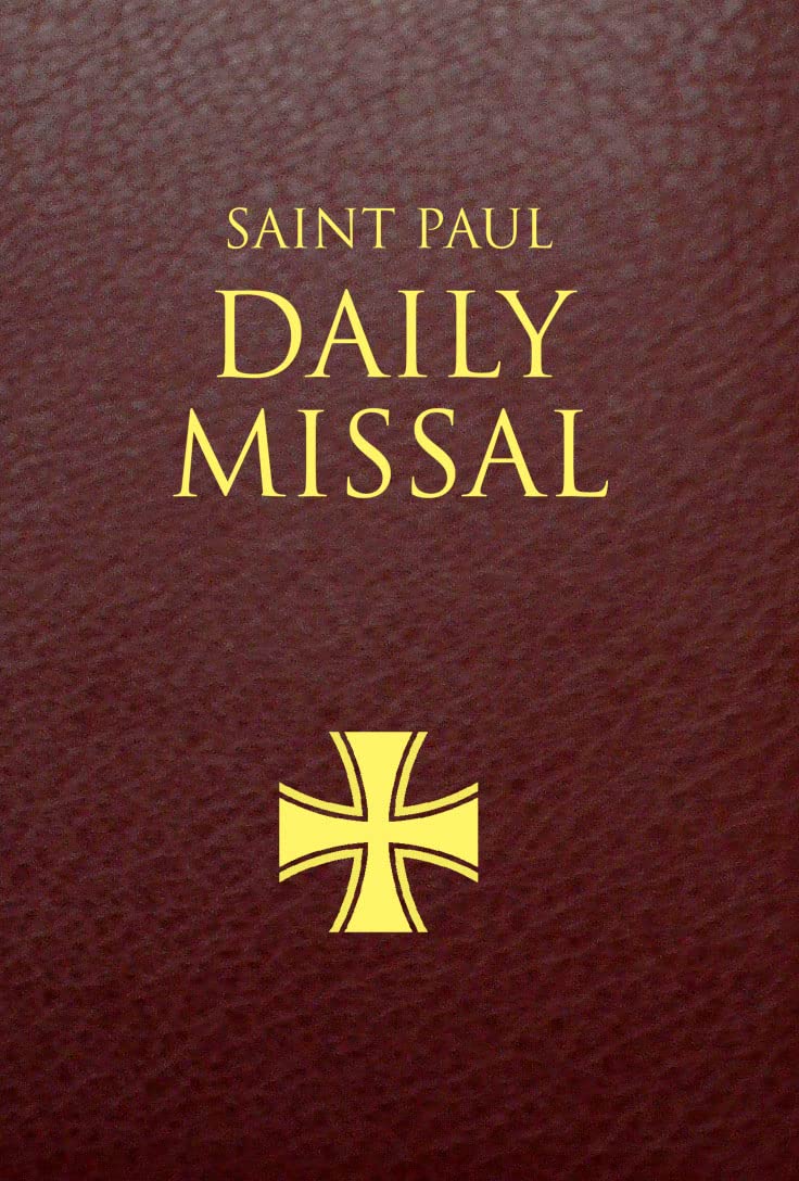 St. Paul Daily Missal Burgundy Leatherette,New