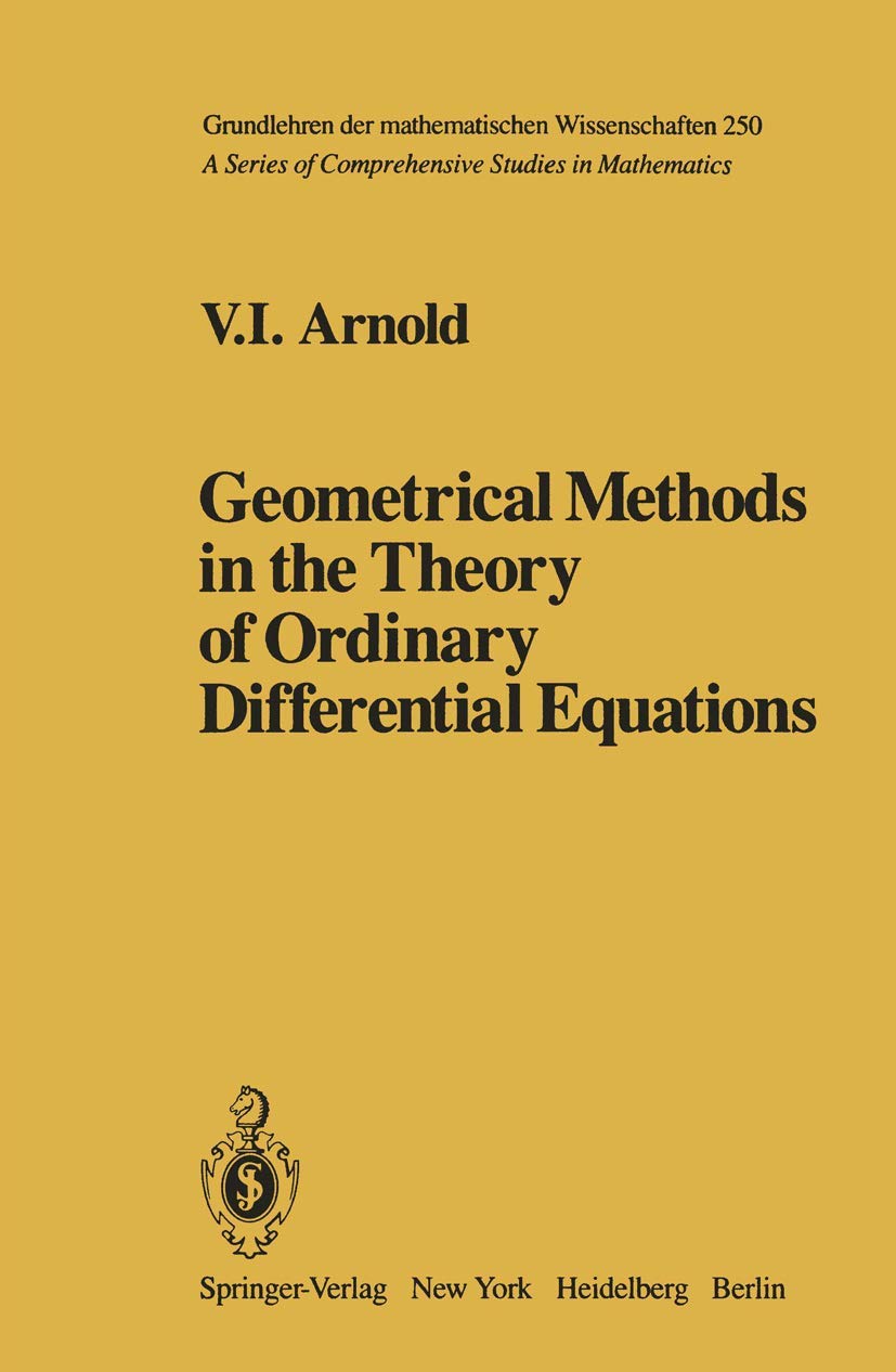 Geometrical methods in the theory of ordinary differential equations (Grundlehren der mathematischen Wissenschaften),Used