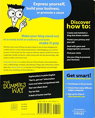 Blogging For Dummies,Used