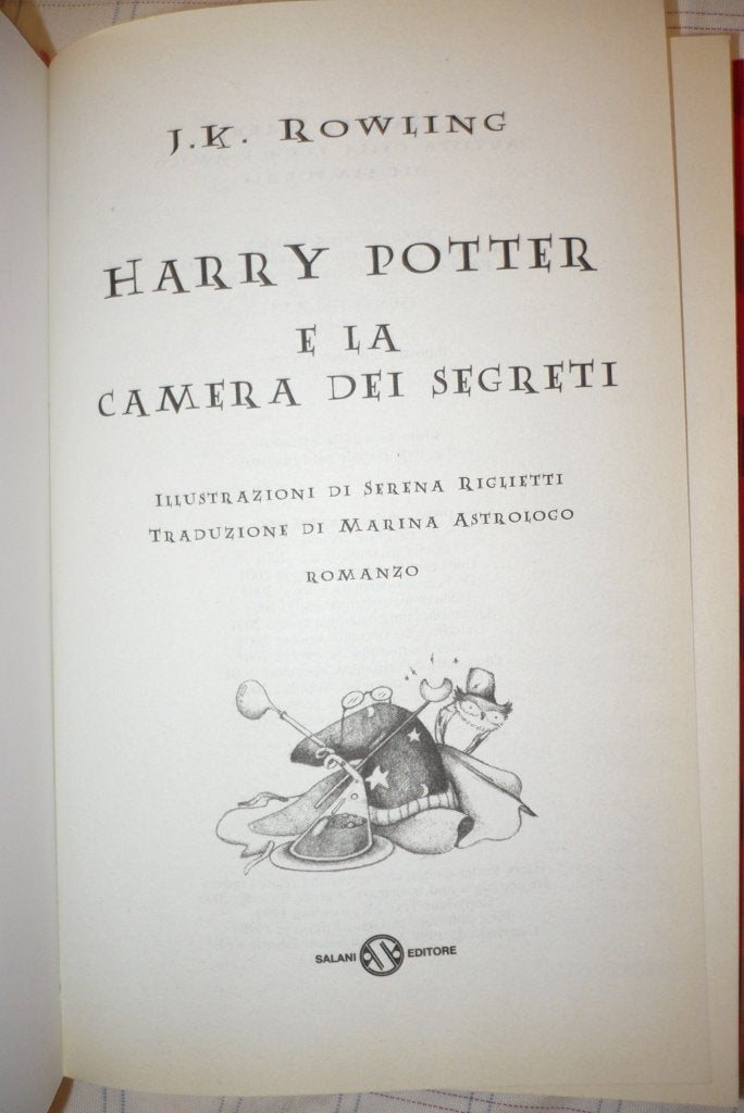 Harry Potter E la Camera Dei Segreti (Italian Edition),Used