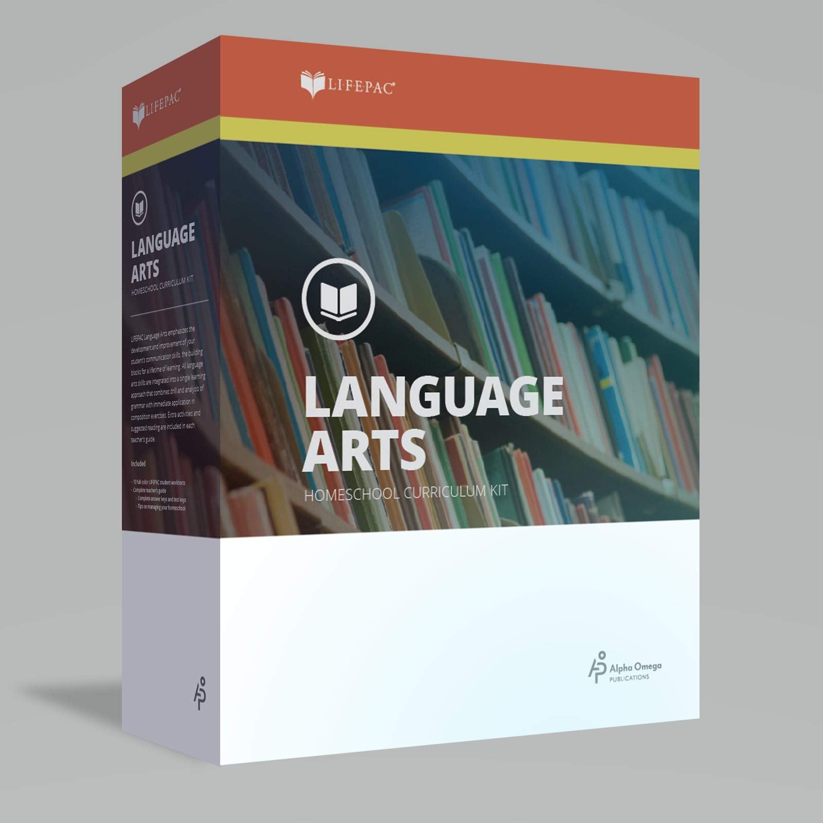 LIFEPAC 8th Grade Language Arts Complete Set,Used