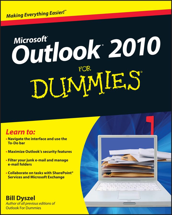 Outlook 2010 For Dummies,Used