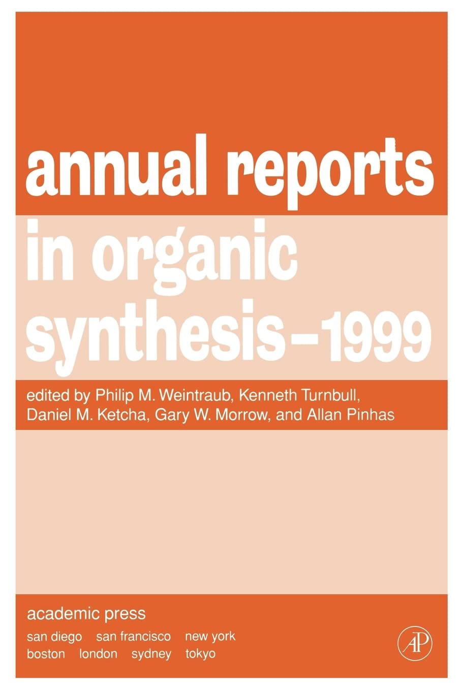 Annual Reports In Organic Synthesis 1999,Used