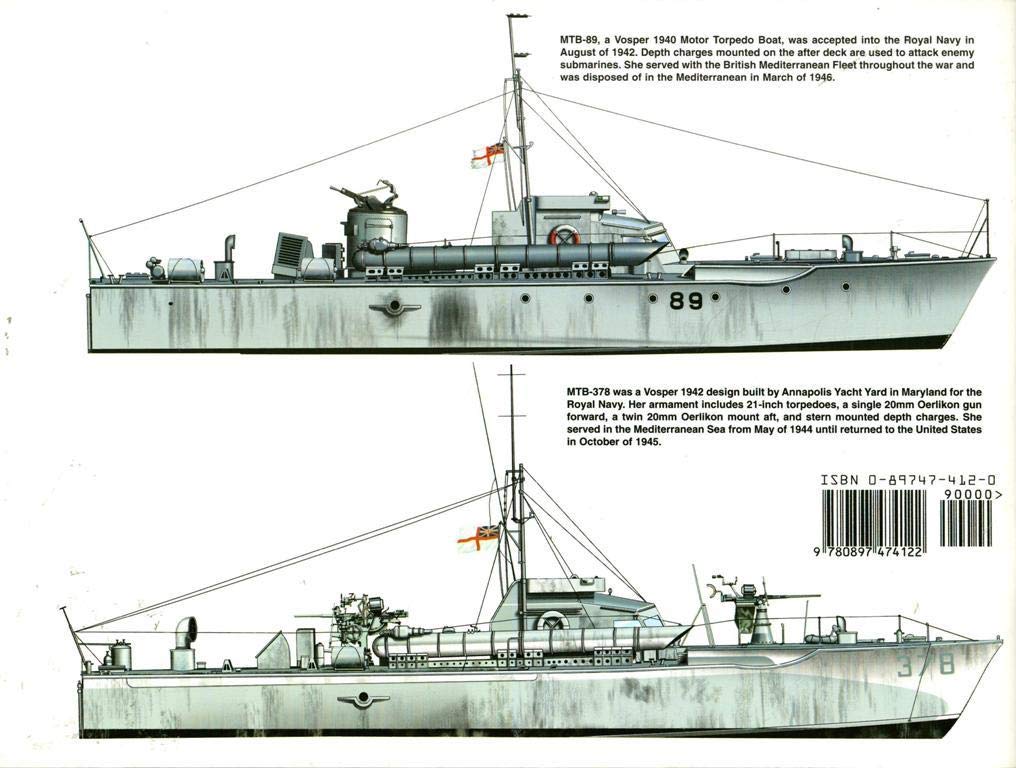Vosper MTBs in Action  Warships No. 13,Used