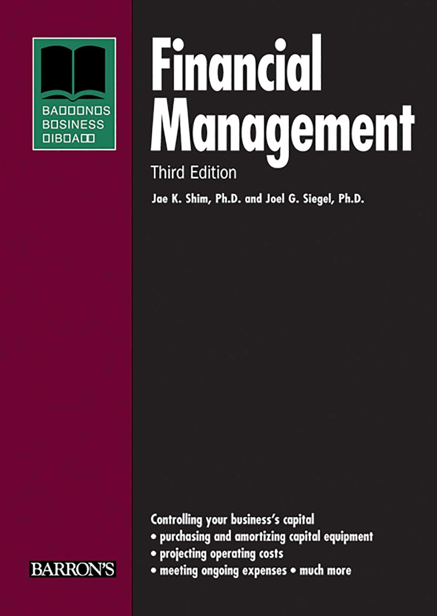 Financial Management (Barron's Business Library Series),New