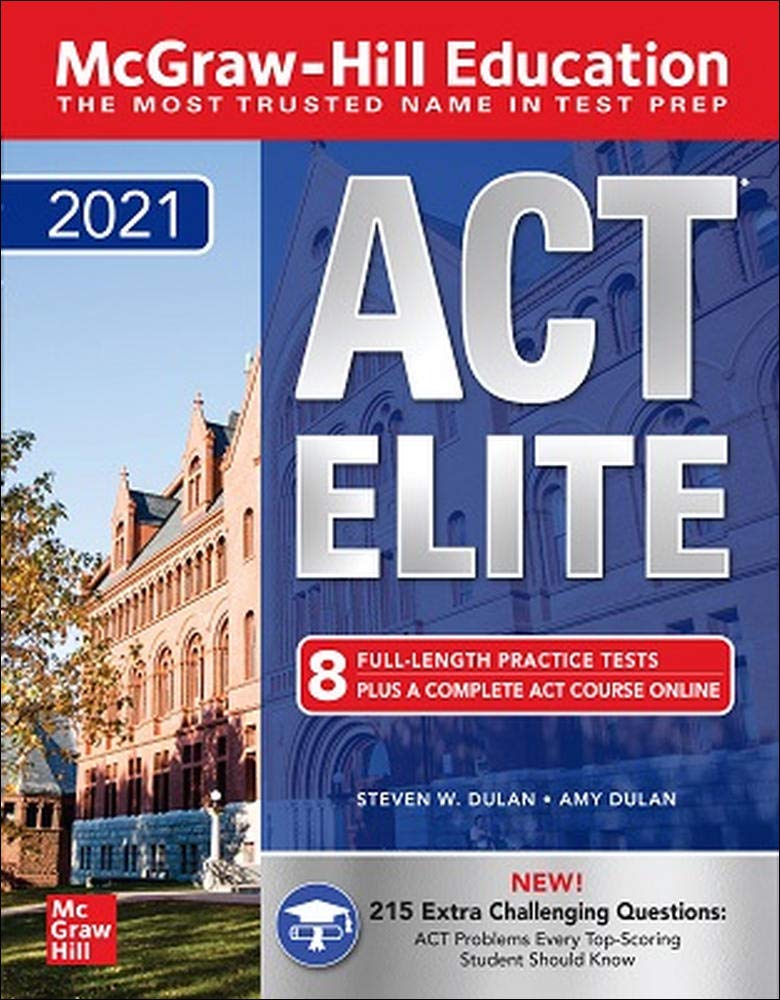 McGrawHill Education ACT ELITE 2021,Used