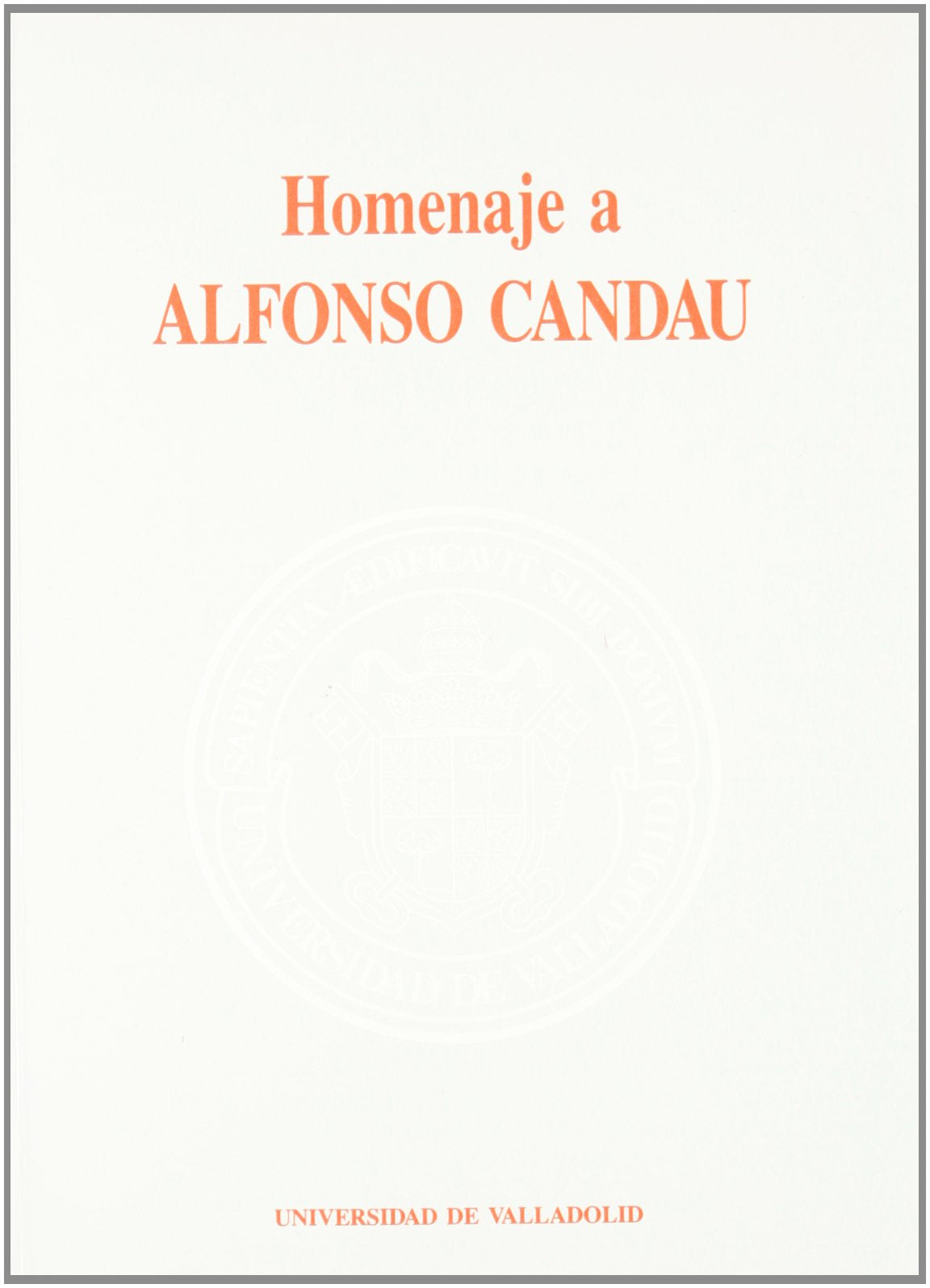 Homenaje A Alfonso Candau,Used