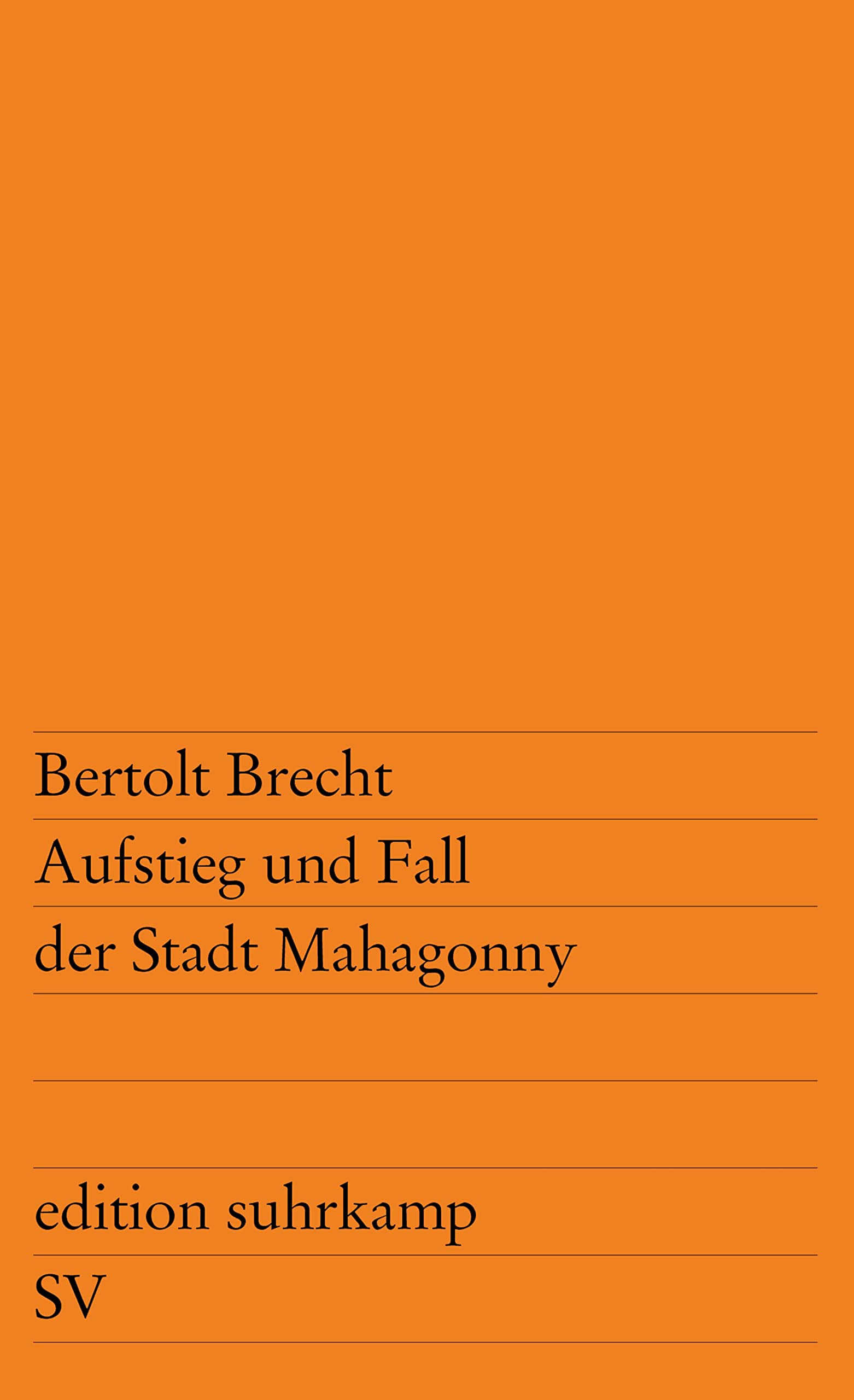 Aufstieg Und Fall Der Stadt Mahagonny,Used