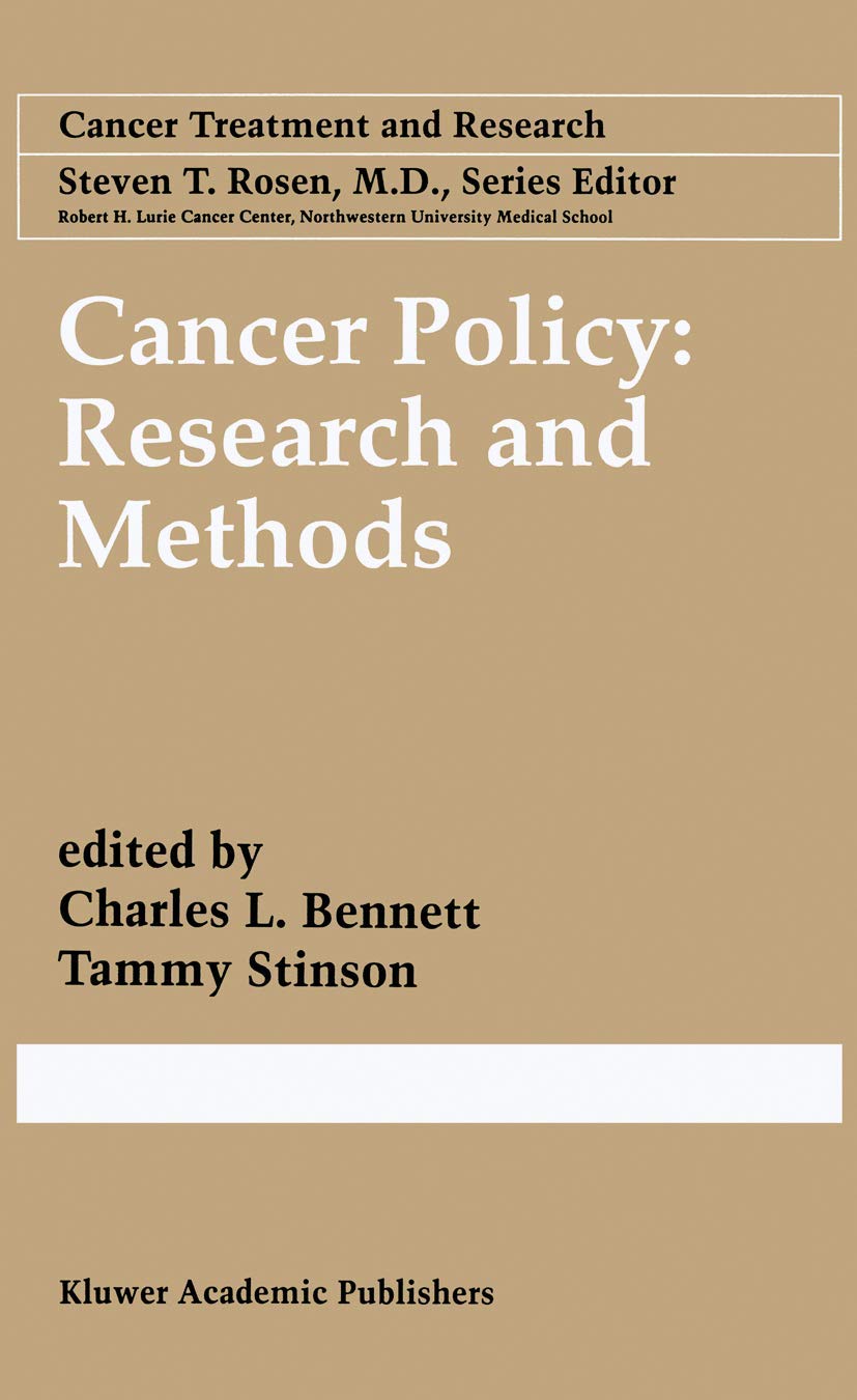 Cancer Policy: Research & Methods,Used