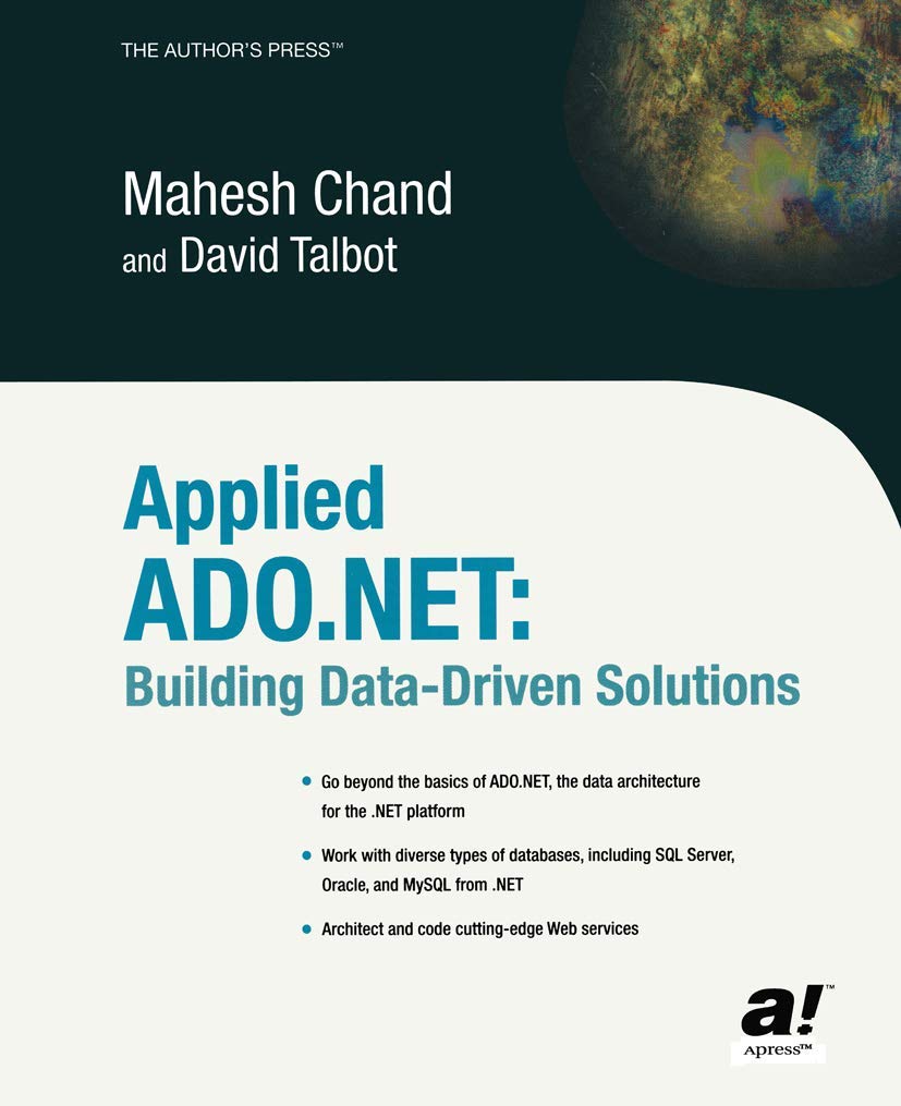 Applied ADO.NET: Building DataDriven Solutions,Used