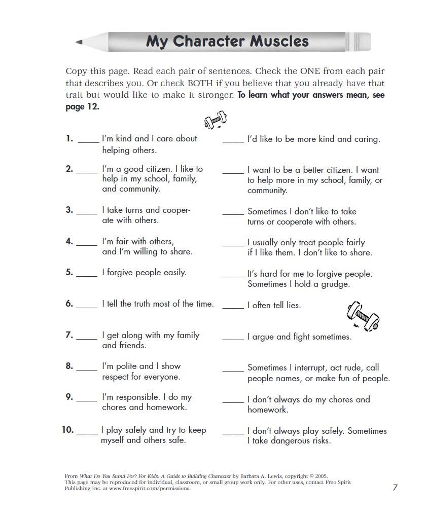 What Do You Stand For?: For Kids: A Guide to Building Character,New