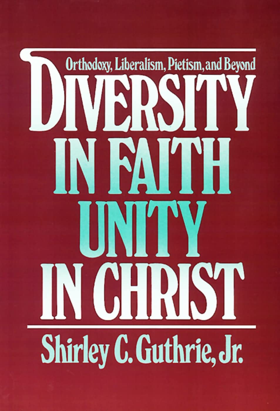 Diversity In Faithunity In Christ,New