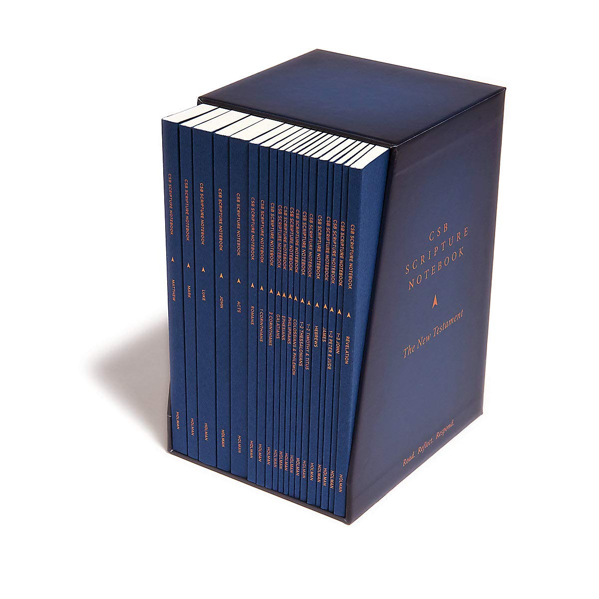 CSB Scripture Notebook, New Testament Set: Read. Reflect. Respond.,Used