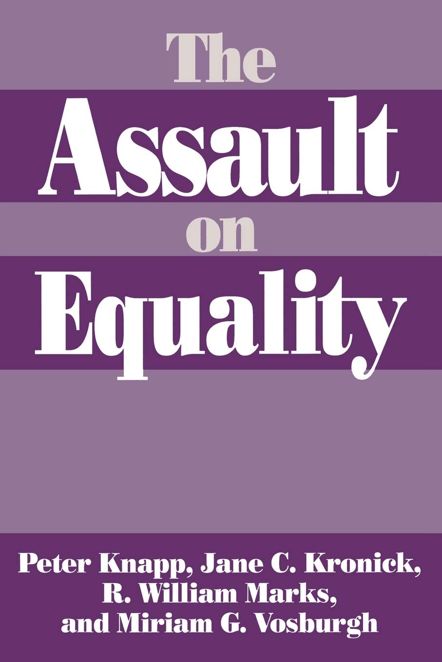 The Assault on Equality,Used