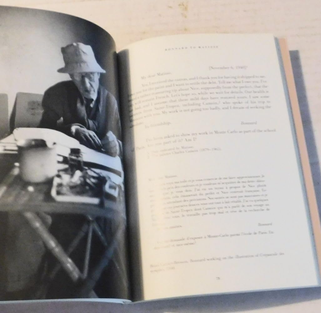 Bonnard/Matisse: Letters Between Friends,New