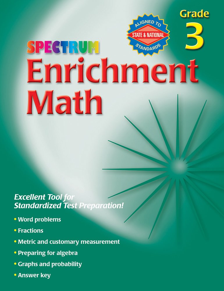 Spectrum Enrichment Math, Grade 3,New